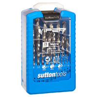 Sutton Drill Set D105 V3M 25Pce Jobber Viper HSS Bright 1.0-13.0X0.5mm