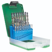 Sutton Drill Set D179 S2 21Pce Viper+ Jobber HSS 1/16 -3/8 X 64Th