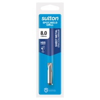 Sutton Spot Weld Drill 8x38mm Flat Shank HSS-Co8