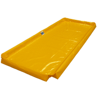 Portable Containment Bund, Triangular Foam Sidewall  (1200W x 1800L x 100H mm) - 200L