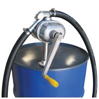 Super flow rotary pump with 2.5mt anti static hose and spout for unleaded petrol