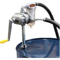 Super flow rotary pump with 2.5mt hose & clear bowl 10 micron fuel filter for diesel and unleaded fuel