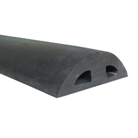 Heavy Duty Drive Over Rubber Floor Bunding with Dynabolts for Installation - Per M