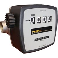 4 digit 20-120LPM 1" mechanical display flow meter for diesel