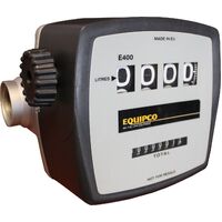 4 digit 20-120LPM 1" mechanical display flow meter with viton seals for petrol