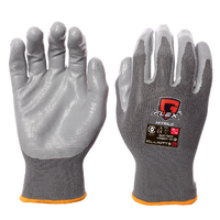 G-Flex Nitrile Glove Grey Nitrile/Grey Liner