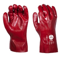 Chem-Vex Red PVC Gauntlet