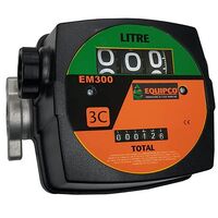 Mechanical 3 Digit flow meter 20-120lpm 150 PSI W.P Suitable for Diesel Gravity Feed
