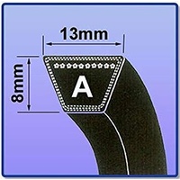 Vee Belt A102 / 2621mm Pitch / 2641mm Outside