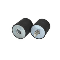 100X55mm Cylindrical Anti Vibration Rubber Mount Male x Female A (40 Shore)