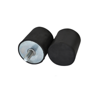 20X25mm Cylindrical Anti Vibration Rubber Mount Male x Buffer B (55 Shore)