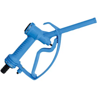 Heavy duty manual adblue nozzle with 19mm discharge spout 1'' BSP Male thread