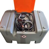 400ltr Fueline Compact poly diesel ute tank kit with 12V pump, 4m hose and automatic nozzle