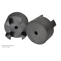 Curved Jaw Coupling Half GE24-1a Full Hub Pilot Bore Centre