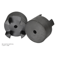 Curved Jaw Coupling Half GE75-1a Full Hub Pilot Bore Centre