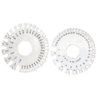 WG/Rd/3 Groz Sheet Metal & Wire Gauge, 0 - 36 Gauge