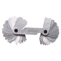 RDG/16/7.5-15 Groz Radius Gauges, 7.5 - 15mm, 16 Pairs Leaves, 180° Arc.