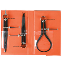CD/SP/6/St Groz Premium Caliper & Divider Set, 3 PCe 150mm