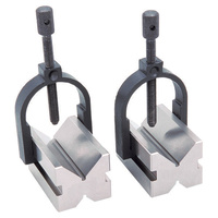 VB/T/35 Groz Tool Makers Vee Block & Clamp Set, 50 X 37 X 37mm, 32mm Cap.