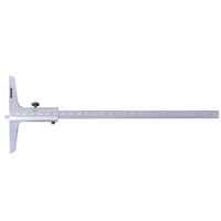 VDG/8 Groz Vernier Depth Gauges W/O Hook Range 0-200MM/0.05mm, Length Of Base 100mm