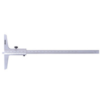 VDG/12 Groz Vernier Depth Gauges W/O Hook Range 0-300MM/0.05mm, Length Of Base 150mm