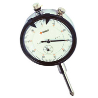 DLG/0-1 Groz Dial Indicator, 0-1 X. 001, 0-100, Agd2, White Face, Lug Back