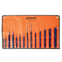 KIT/14/ST Groz Punch & Cold Chisel Set, 14 Pce