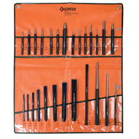 KIT/26/ST Groz Punch & Cold Chisel Set, 26 Pce