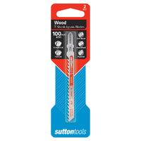 Jigsaw Blade T-Shank H439 Wood Straight Cut 5-50mm 100x6T HCS 2 Pack