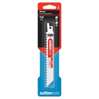 Recip Blade H521 Wood 150x19x1.05mm 4 TPI HCS 2 Pack