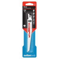 Recip Blade H523 Wood 150x19x1.27mm 6 TPI Bi-Metal 2 Pack