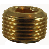 0164IH-06 #64IH 3/8 BSPT Internal Hex Plug (01-64IH06)