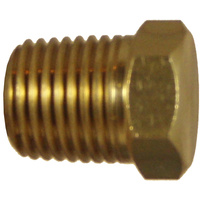 0164S-02 #64 1/8 BSPT Solid Hex Plug (01-6401SOL)