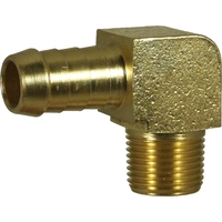 06-206-0502 P6 5/16 Barb X 1/8 NPT Male Elbow