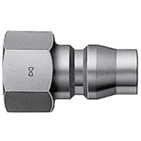 08-NHSS-20PF 1/4 Female Stainless Steel Hi-Cupla Plug