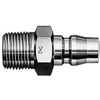 08-NHSS-20PM 1/4 Male Stainless Steel Hi-Cupla Plug