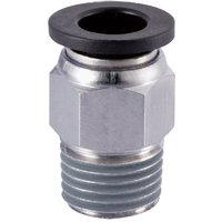 20-003-0202 QF3 1/8 Tube x 1/8 BSPT Push-In Male Connector