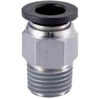 20-003-0302 QF3 3/16 Tube x 1/8 BSPT Push-In Male Connector