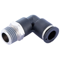 20-005-04M05 QF5 1/4 Tube x M5 Push-In Male Elbow