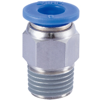20-M003-04M03 QFM3 4mm Tube x M3 Push-In Male Connector