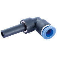 20-M005AR-0406 QFM5AR 4mm Stem x 6mm Tube Increasing Plug In Elbow