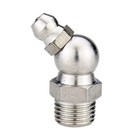 54-BSS04-45 1/4 BSP Stainless Steel 45 Deg Grease Nipple