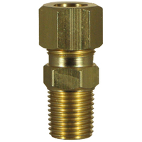 #3 5/16 Tube x 1/2 BSPT Male Connector (01-.310)