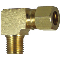 0105-0202 #5 1/8 Tube x 1/8 BSPT Male Elbow Connector (01-.501)