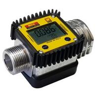 1" BSP Aluminium electronic digital flow meter 7-120 LPM flow range 300 PSI max pressure