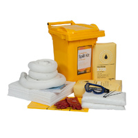 60 Litre Wheeled Bin Spill Kit - Oil & Fuel