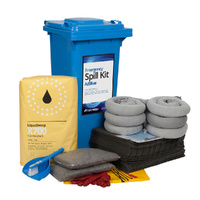 120 Litre Wheeled Bin Standard Spill Kit - AdBlue