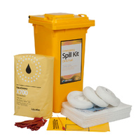 120 Litre Wheeled Bin Economy Spill Kit - Oil & Fuel