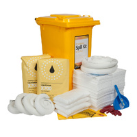 240 Litre Wheeled Bin Standard Spill Kit - Oil & Fuel