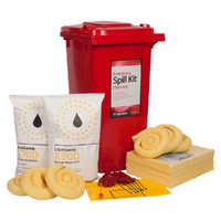 240 Litre Wheeled Bin Economy Spill Kit - Chemical